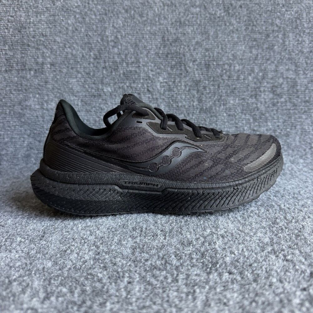 Saucony Triumph 19 Women’s Size 8.5 Triple Black Running Shoes S10678-14